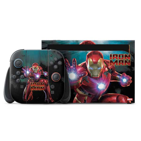 Marvel Iron Man Repulsor Blast Nintendo Skins